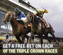 Free Bet on Preakness Stakes.